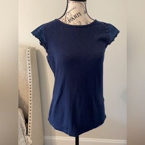 J. Crew Factory Cap Sleeve Top